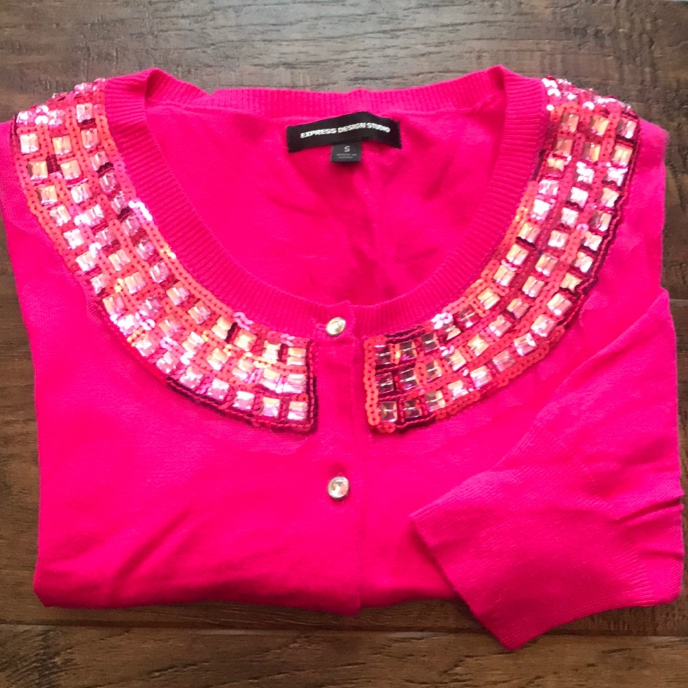 Express Embellished Sweater